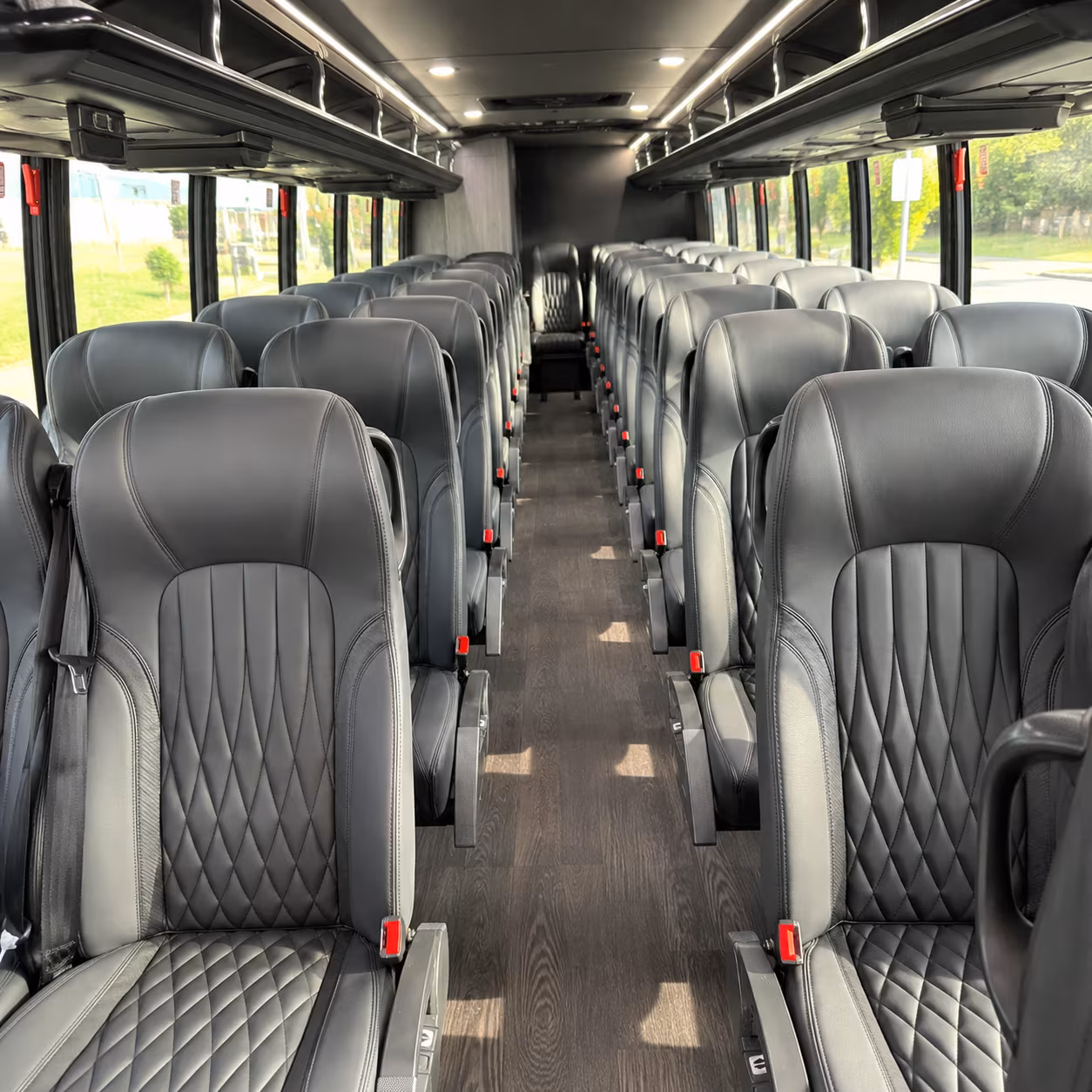 15-35 Passenger Minibus Interior