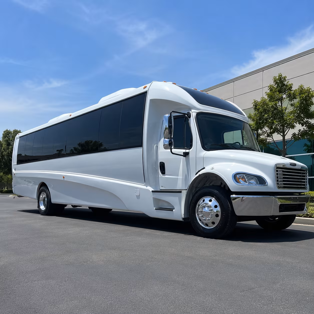 Fremont Airport Shuttle & Transportation party bus exterior