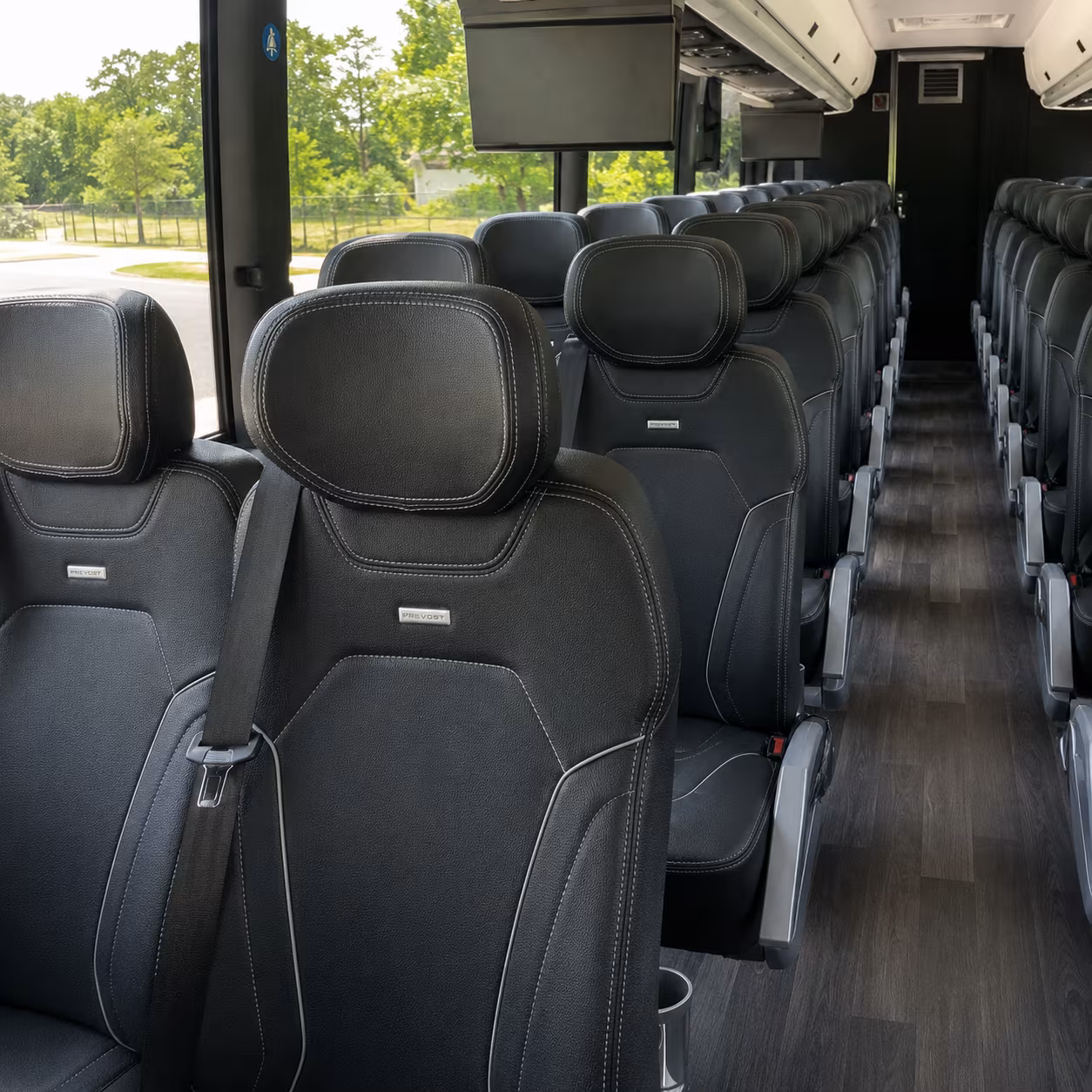 Fremont Corporate Transportation party bus exterior