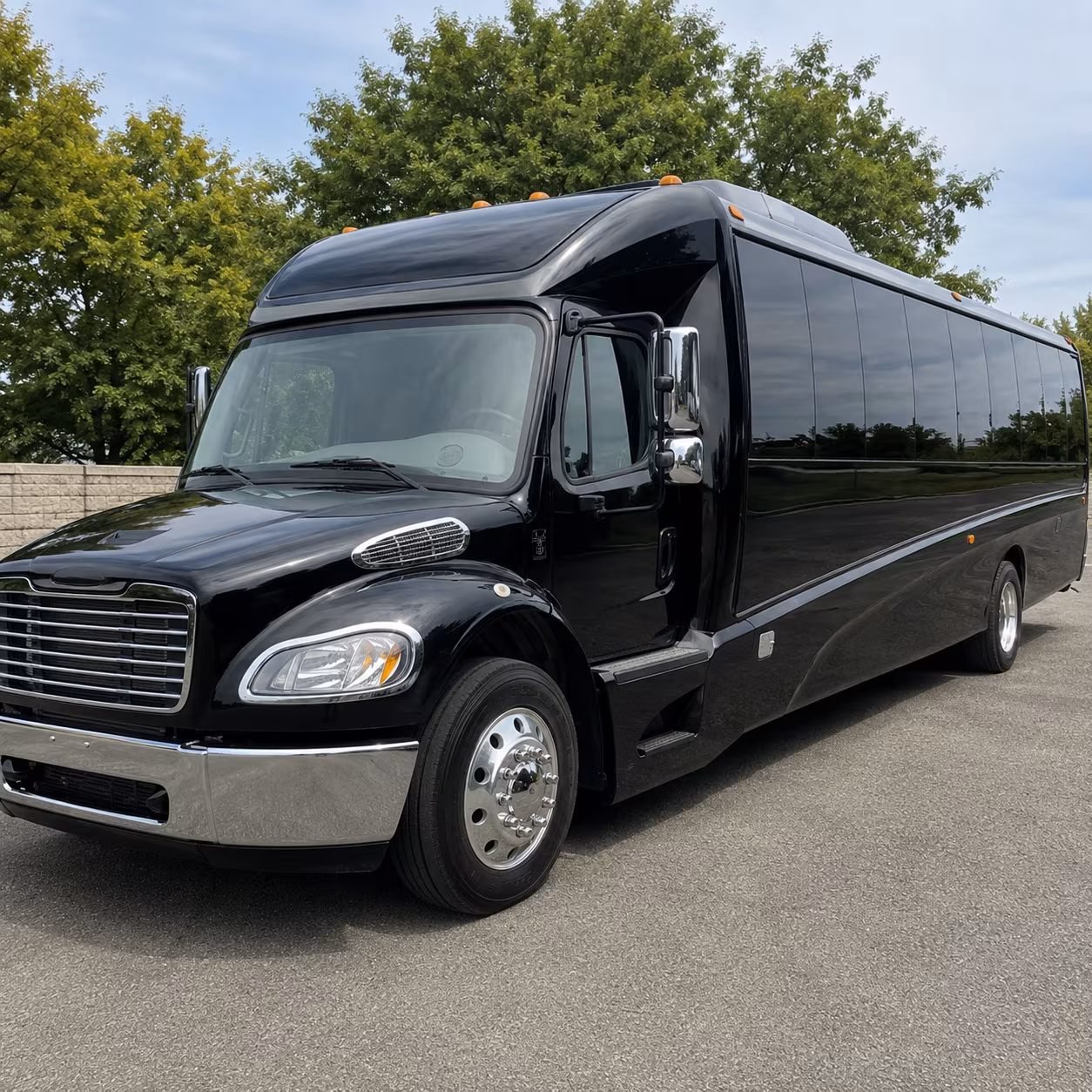 Fremont Corporate Transportation party bus exterior