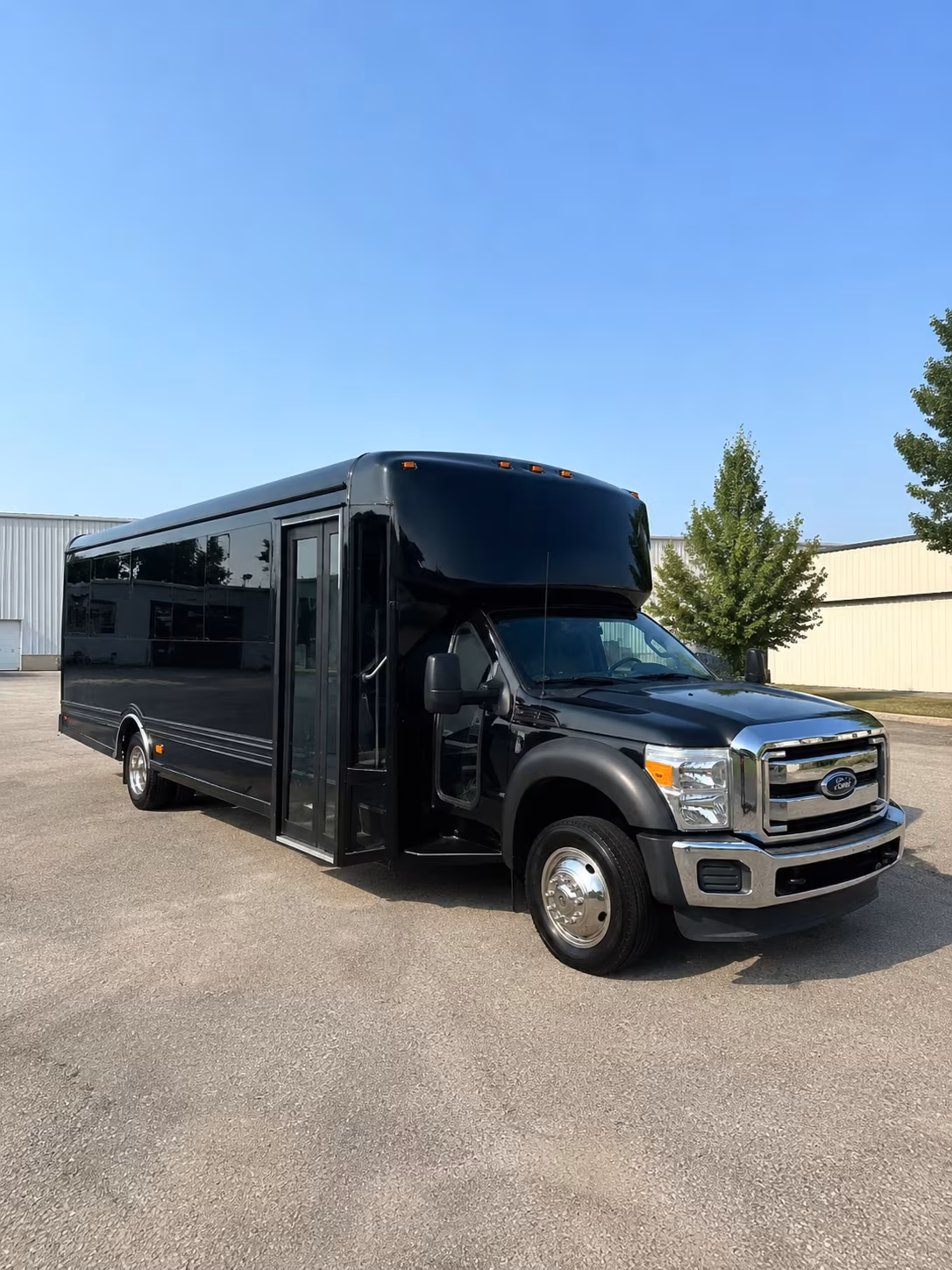 Fremont Private Event Transportation party bus exterior