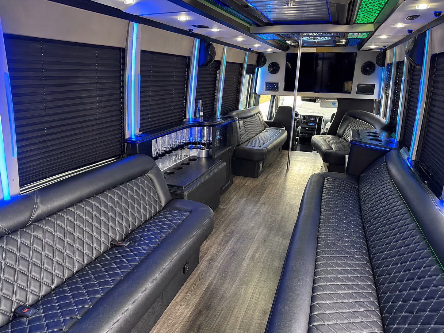 Fremont Private Event Transportation onboard seating