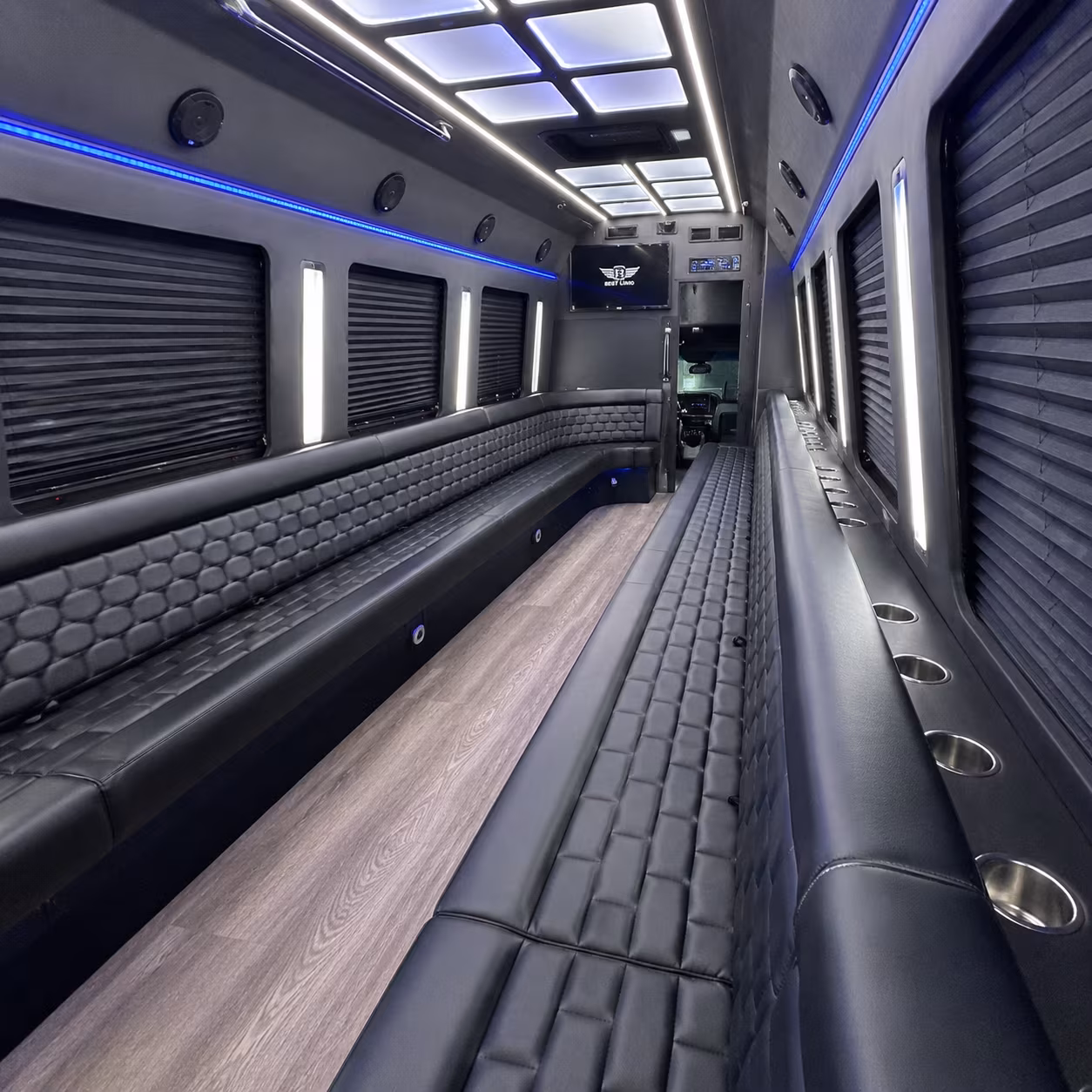 Fremont Prom & Homecoming Transportation party bus exterior