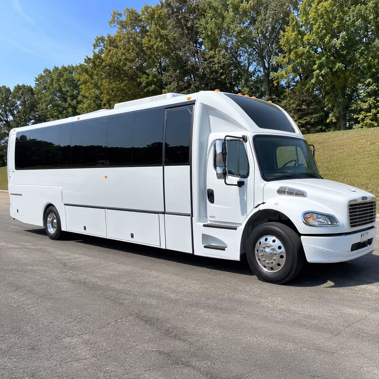 Fremont Sporting Event Transportation party bus exterior