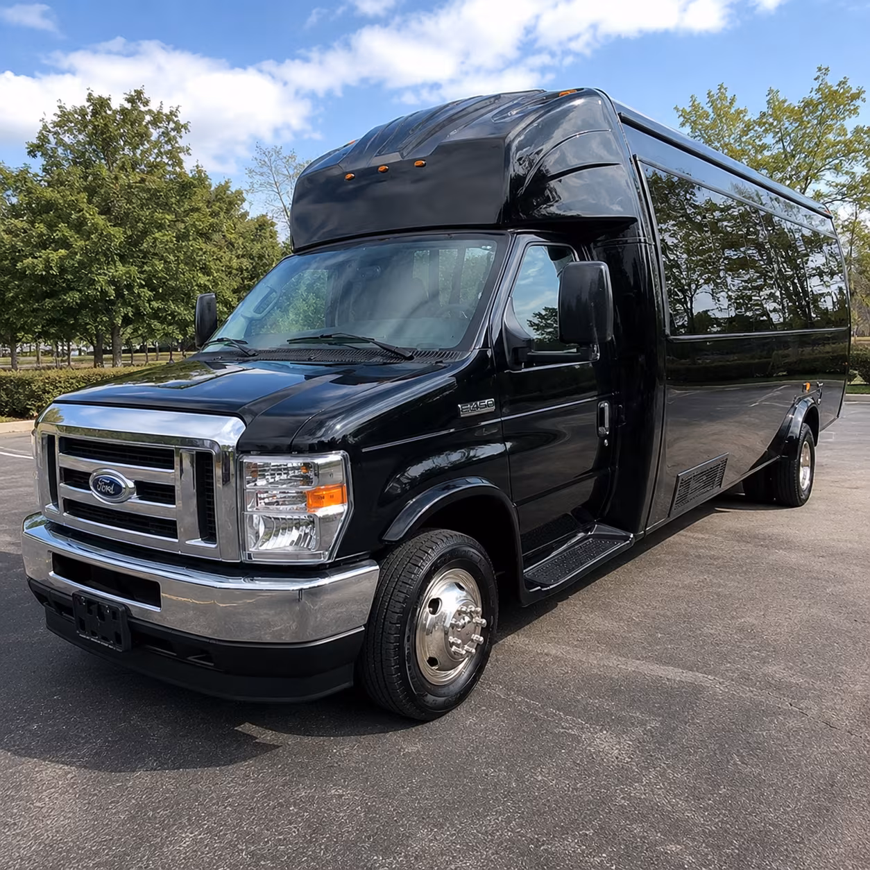 Fremont Sporting Event Transportation party bus interior