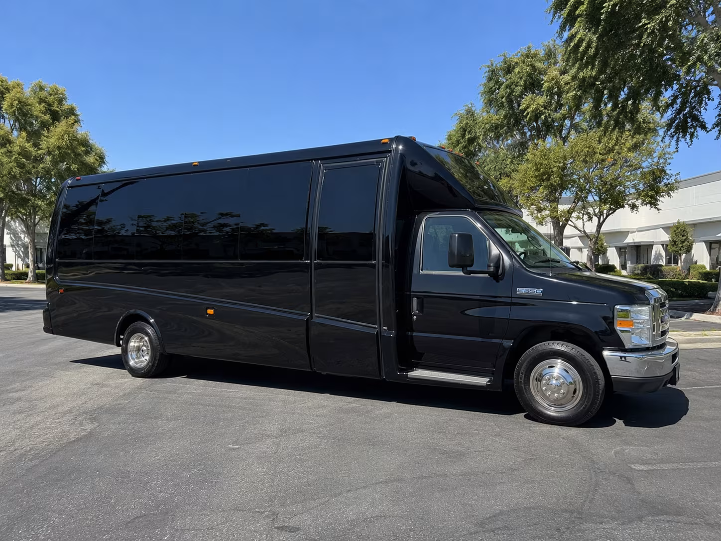 Fremont Wedding Transportation party bus exterior