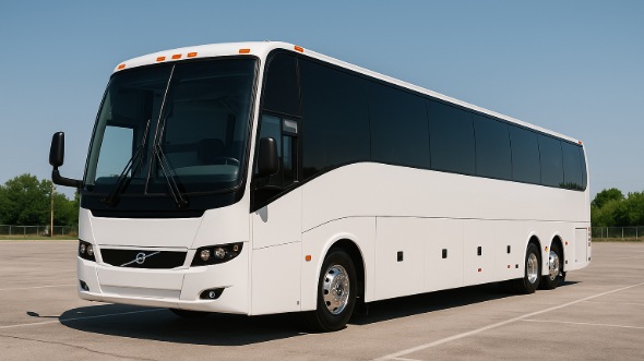 Exterior of Charter Bus Company Fremont's 44 Passenger Charter Bus in Fremont